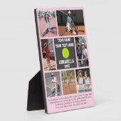 Tennis 7 photo collage player name フォトプラーク (側面)