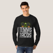 Tennis And Tacos  Sports Player Expert Coach Graph Tシャツ (正面フル)