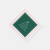 Tennis Bachelorette Last Swing Before the Ring  スタンダードカクテルナプキン (角)