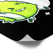 Tennis Ball And Golf Ball Duo Math T-shirt.png  ポスター (角)