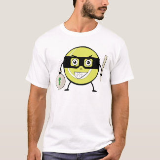 Tennis Ball Bandit - Funny Character Illustration Tシャツ
