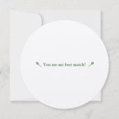 Tennis ball card: Happy Birthday! -text changeable (裏面)