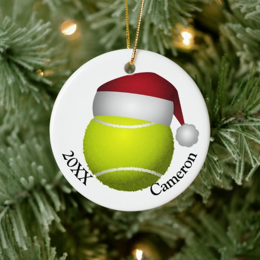 Tennis Ball Christmas セラミックオーナメント (ツリー)