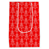 Tennis Ball Christmas  ミディアムペーパーバッグ (裏面)