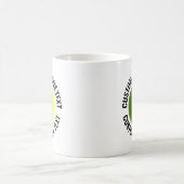 Tennis Ball Custom Personalized Text 11 oz. コーヒーマグカップ (中央)