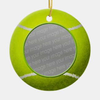 Tennis ball photo ornament セラミックオーナメント
