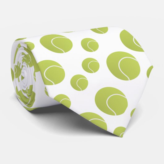 tennis balls pattern ネクタイ (ロール)