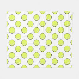 Tennis Balls Seamless Pattern \ フリースブランケット
