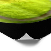 Tennis Bird Meme Round Budgie Tennis Ball ポスター (角)