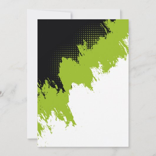 TENNIS Birthday Invitation 招待状 (裏面)