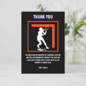 Tennis Birthday, Tennis Girl Player サンキューカード (スタンド正面)