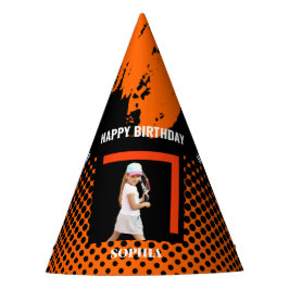 Tennis Birthday, Tennis Girl Player  パーティーハット