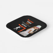 Tennis Birthday, Tennis Girl Player  ペーパープレート (傾斜あり)