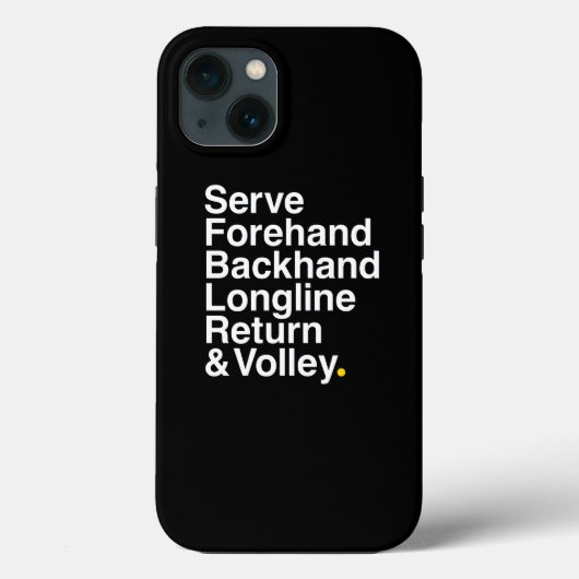 TENNIS Case-Mate iPhoneケース (裏面)