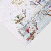 Tennis Christmas  Festive Snowman  薄葉紙 (詳細)