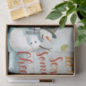 Tennis Christmas  Festive Snowman  薄葉紙 (ギフト)