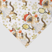 Tennis Christmas Mug Cat Lovers  薄葉紙 (詳細)