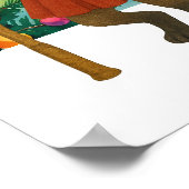 Tennis Christmas Themed dress for cat lovers Poste ポスター (角)