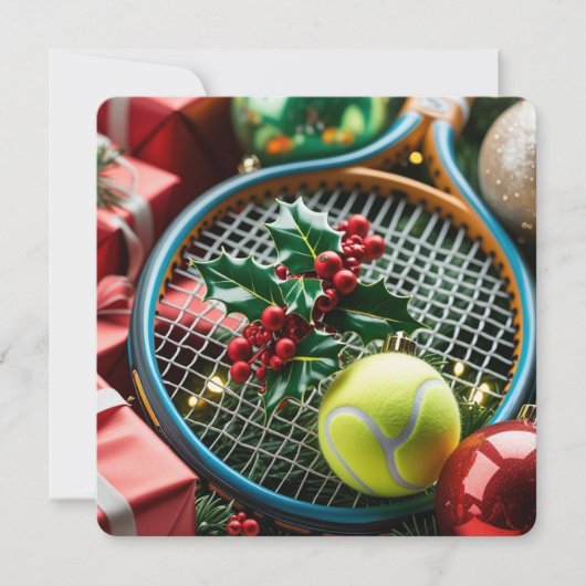 Tennis Christmas Themed for Player  シーズンカード (正面)