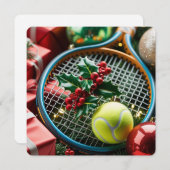 Tennis Christmas Themed for Player  シーズンカード (正面/裏面)