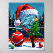 Tennis Christmas Themed for Player  ポスター (正面)