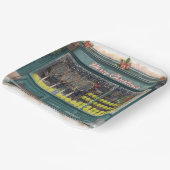 Tennis Christmas themed with tennis shop ペーパープレート (傾斜あり)