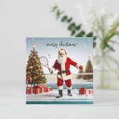 Tennis Christmas with Santa Claus シーズンカード (スタンド正面)