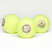 Tennis Christmas with tennis ball テニスボール (マルチ)