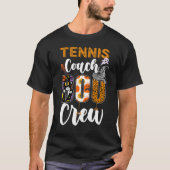 Tennis Coach Boo Crew Ghost Fun Coaching Halloween Tシャツ (正面)