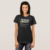 Tennis Coach Definition Best Dad Ever   Tシャツ (正面フル)