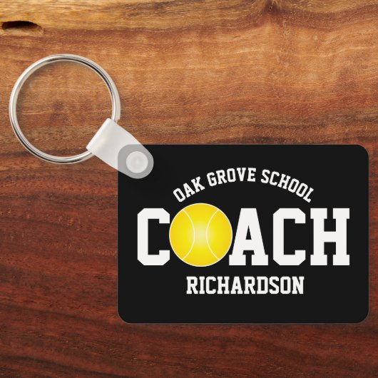 Tennis Coach  Keychain キーホルダー (裏面)