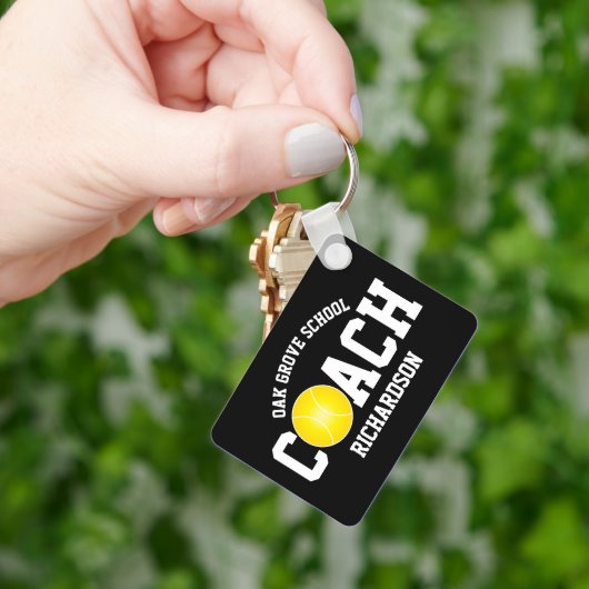 Tennis Coach  Keychain キーホルダー (手)