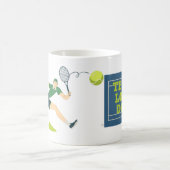 Tennis Dad champion mug コーヒーマグカップ (中央)