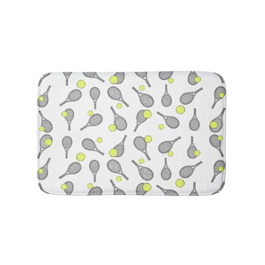 Tennis Design バスマット (正面)