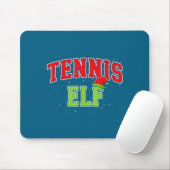 Tennis Elf Christmas Family Matching Group Xmas  マウスパッド (マウス)