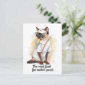 Tennis Funny Saying eating banana ポストカード (スタンド正面)