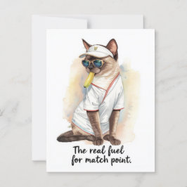 Tennis Funny Saying eating banana ポストカード