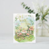 Tennis Get Well Soon  ポストカード (スタンド正面)