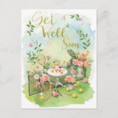 Tennis Get Well Soon  ポストカード (正面)