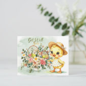 TENNIS Get well soon for Duck Lover  ポストカード (スタンド正面)