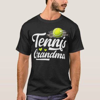 Tennis Grandma Of A Tennis Player Grandma Tennis Tシャツ
