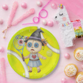 Tennis Halloween themed for Tennis Player ペーパープレート (パーティー)