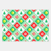 Tennis Holiday Gift ラッピングペーパーシート (正面2)