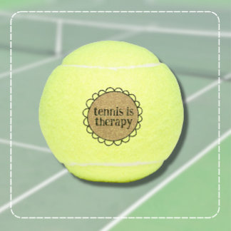 Tennis Is Therapy Gift Tennis Ball テニスボール