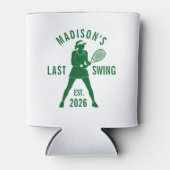 Tennis Last Swing Before the Ring Bachelorette 缶クーラー (正面)