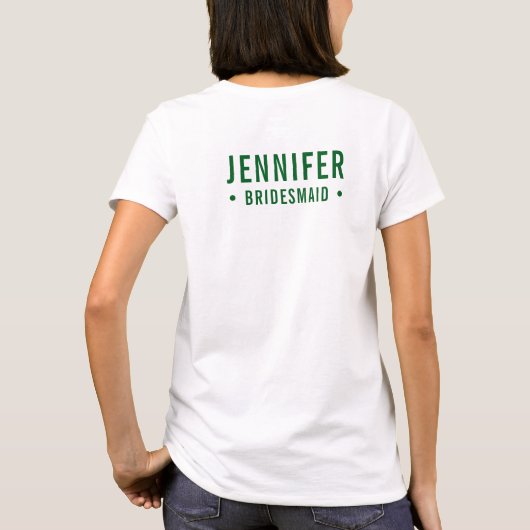 Tennis Last Swing Before the Ring Bachelorette Tシャツ (裏面)