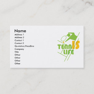 TENNIS_LIFE 名刺