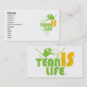 TENNIS_LIFE 名刺 (正面/裏面)