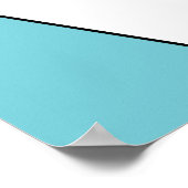 Tennis LOVE Custom Color Square Poster ポスター (角)