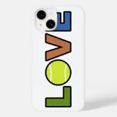Tennis Love Phone Case Case-Mate iPhoneケース (裏面)